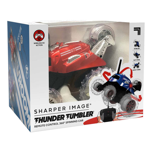 Sharper Image Thunder Tumbler 360 Degrees Remote Control Spinning Car