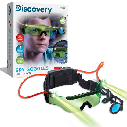 Discovery Kids Spy Goggles Night Vision with Two Green Lights On and Off Control Toy