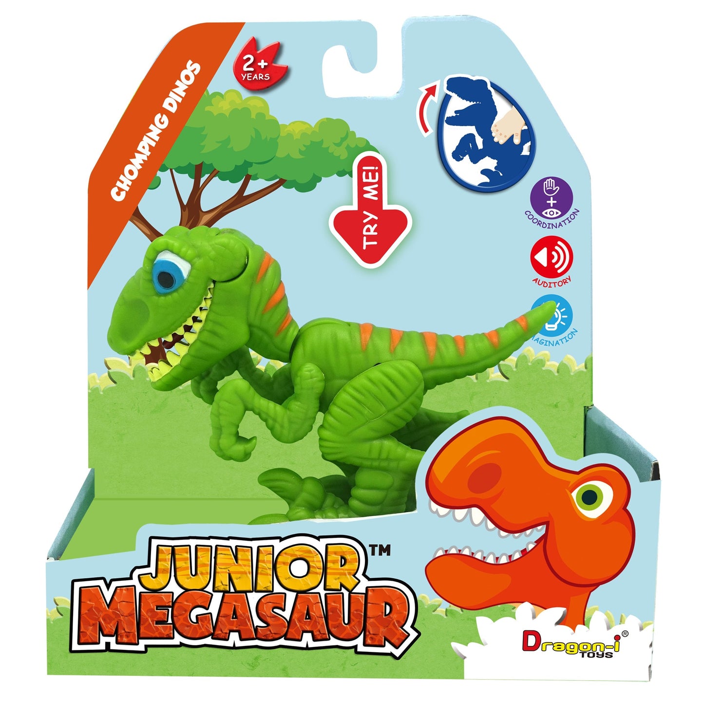 Junior Megasaur Chomping Dinos - 3 Different Types