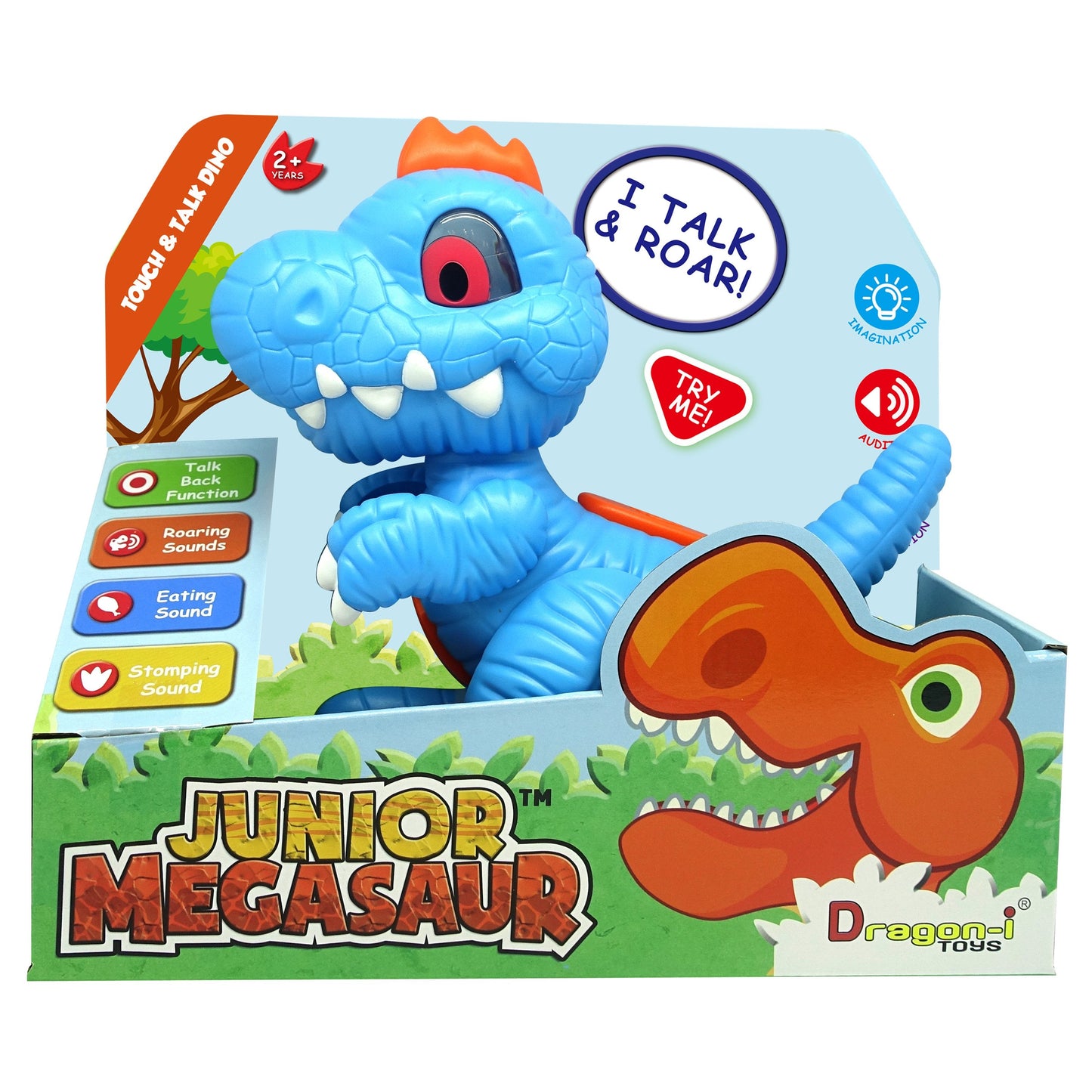 Junior Megasaur Touch and Talking T-Rex Dinosaur Toddler Toy