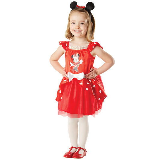 Disney Baby Toddler Minnie Mouse Red Ballerina Dress