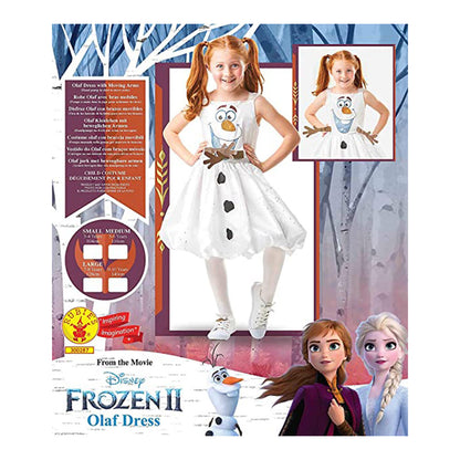 Rubies Official Disney Frozen 2 Olaf Air Motion Moving Dress Child Costume