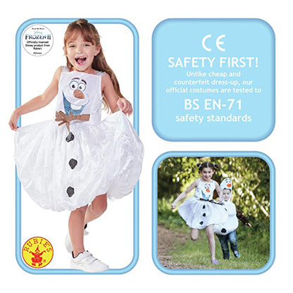 Rubies Official Disney Frozen 2 Olaf Air Motion Moving Dress Child Costume