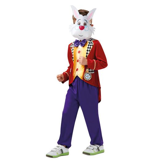 Rubies Official Disney Alice in Wonderland White Rabbit Childs Book Week and World Book Day Character Costume