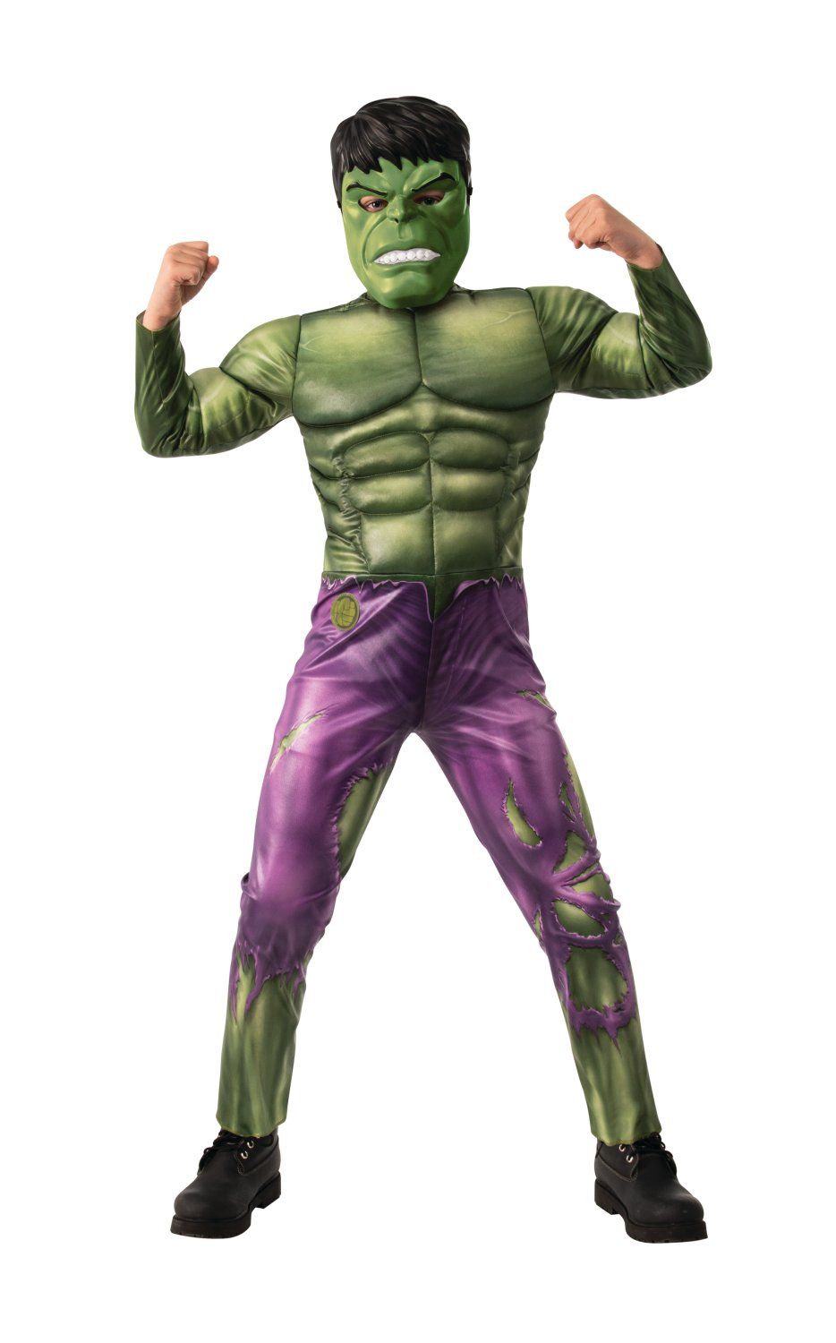 Rubie's Official Marvel Avengers Hulk Deluxe Childs Costume, Kids Superhero Fancy Dress
