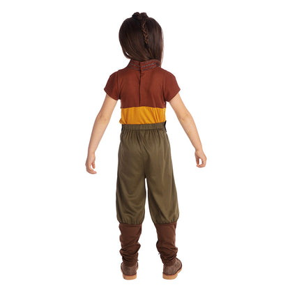 Rubies Official Disney Raya Deluxe Costume Raya and the Last Dragon Girls Kids Fancy Dress