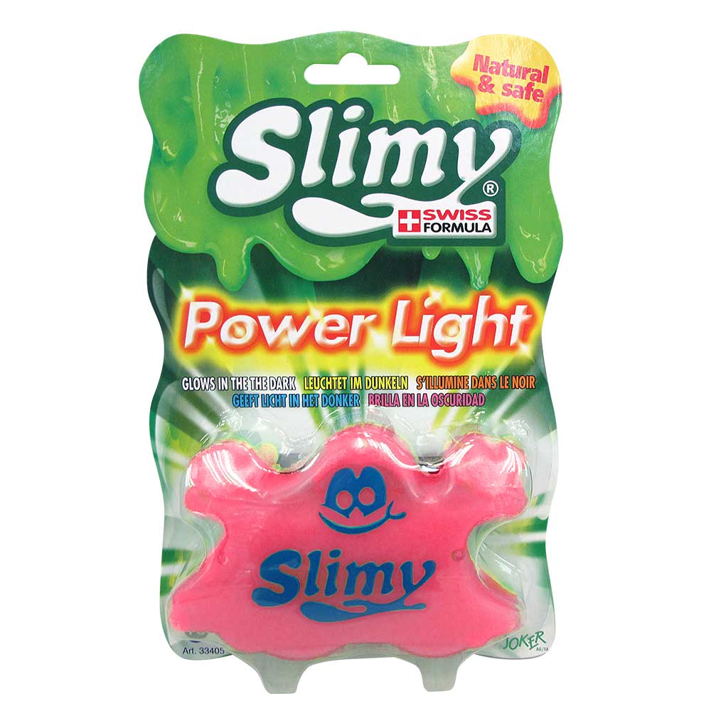 Slimy Power Light Glow in the Dark Blister Card 150gms Assorted