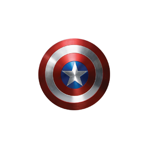 Marvel Captain America Metallic 12" Shield by Rubies Costume