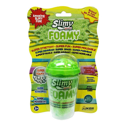 Slimy Foamy in a cup 4 Colours on a Blistercard 55gms Assorted