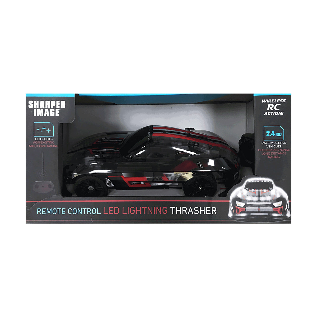 Sharper Image Remote Control LED Lightning Thrasher Car Toy