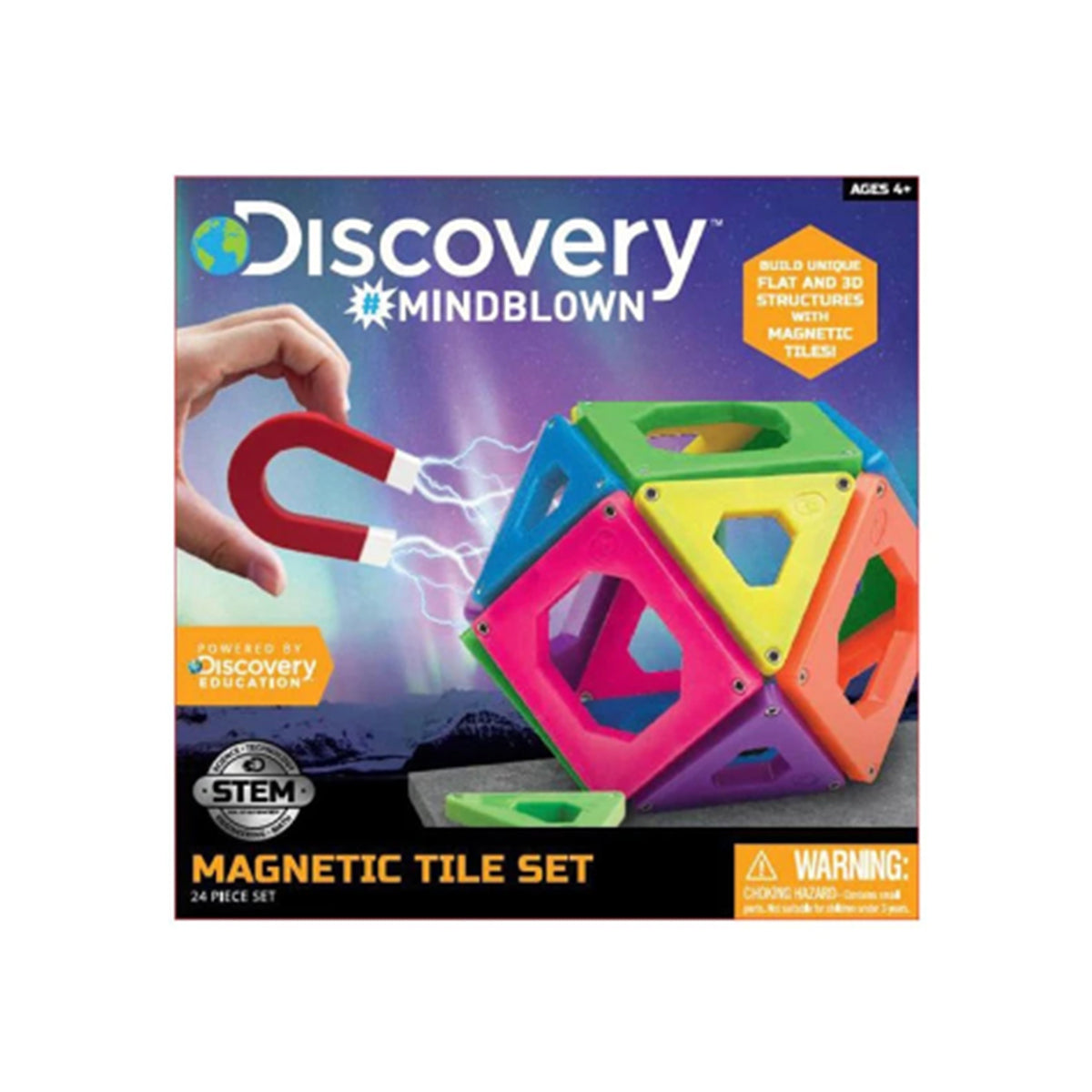 Discovery Mindblown STEM Magnetic Tiles