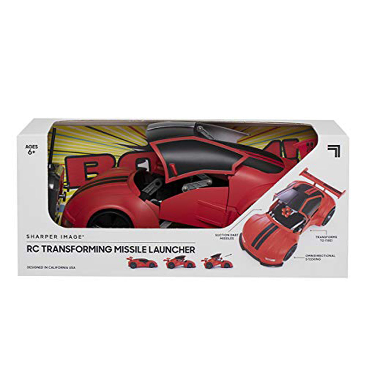 Sharper Image RC Red Transforming Missile Launcher