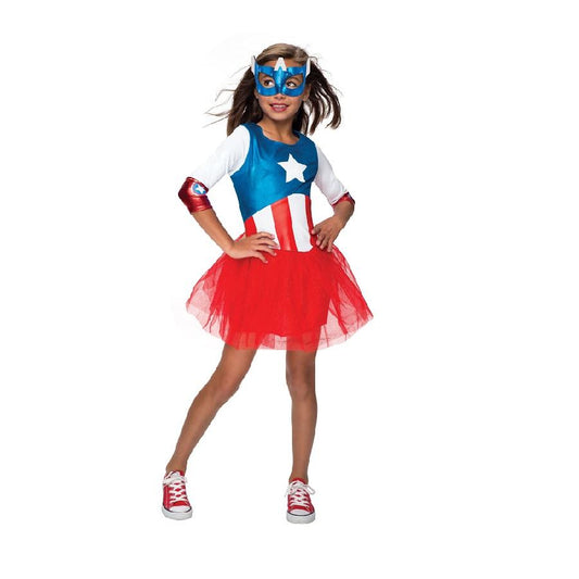 Marvel Lil Lady Captain America Costume by Rubies Costume