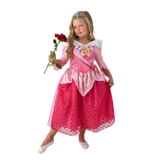 Disney Sleeping Beauty Princess Aurora Shimmer Dress,Costume