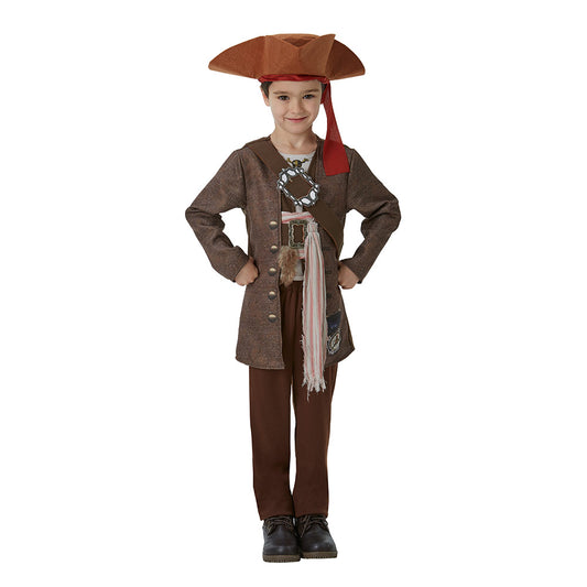 Rubie's Official Disney Pirates of the Caribbean Jack Sparrow Childs Deluxe Costume