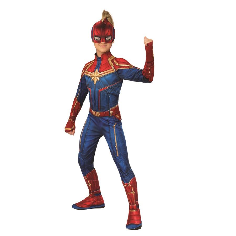 Marvel Comics Captain Marvel Movie Official Captain Marvel Child Costume