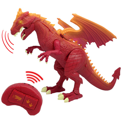 Mighty Megasaur Remote Controlled Dragon Toy - Roars and Walks