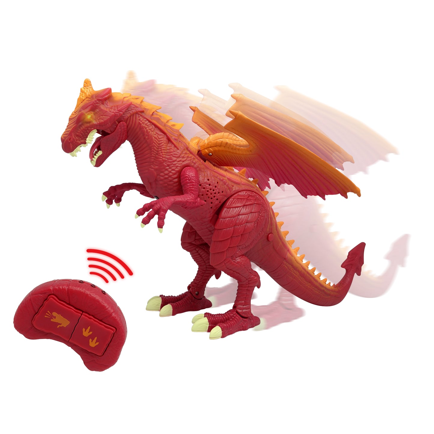 Mighty Megasaur Remote Controlled Dragon Toy - Roars and Walks