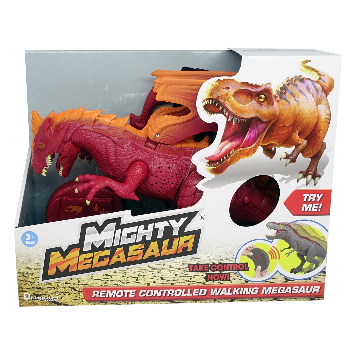 Mighty Megasaur Remote Controlled Dragon Toy - Roars and Walks