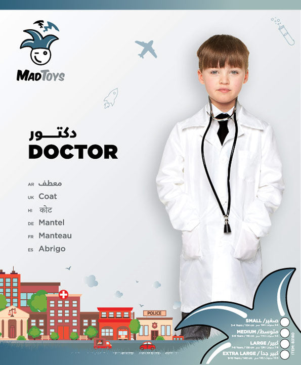 Mad Toys Doctor Kids Professions Costumes