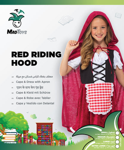 Mad Toys Red Riding Hood Book Week and World Book Day Halloween Costumes