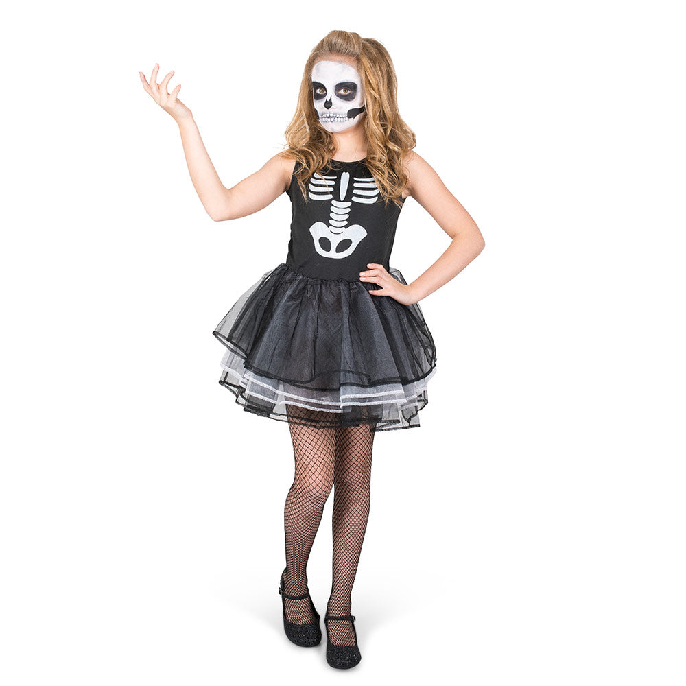 Mad Toys Bones Tutu Dress Kids Halloween Costume