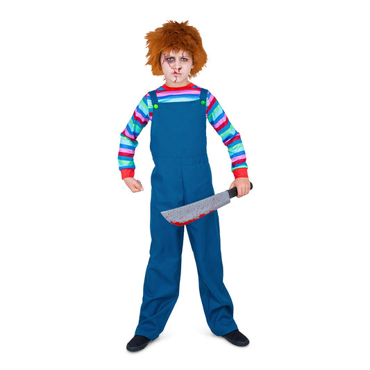 Mad Toys Evil Puppet Overall with Top Kids Halloween Costume