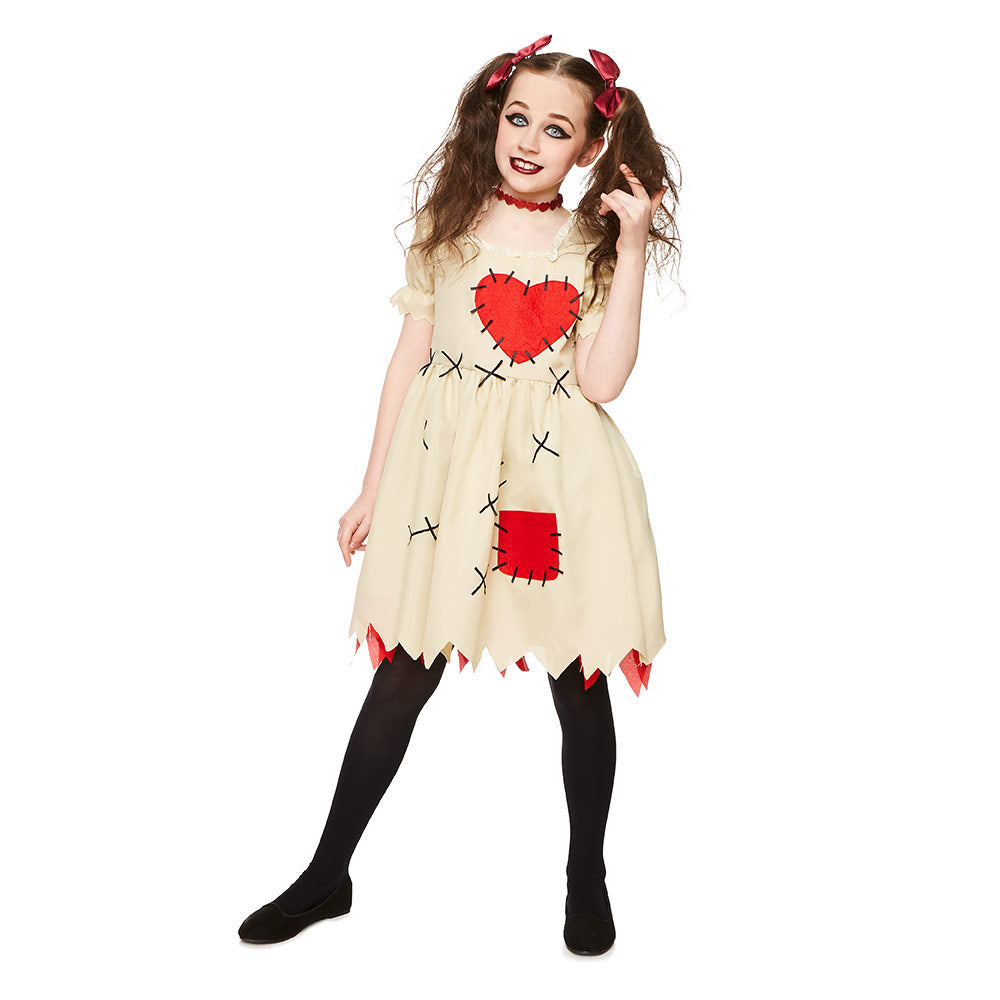 Mad Toys Voodoo Doll Dress Kids Halloween Girls Costume – Costume World ...