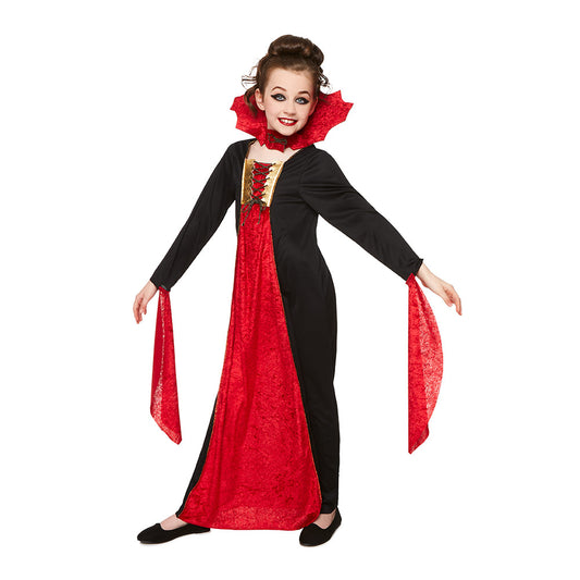 Mad Toys Vampiress Kids Costume Halloween Dress-Up Set