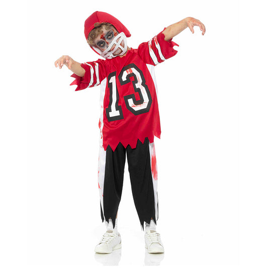 Mad Toys Zombie Football Soccer Player Kids Halloween Costume