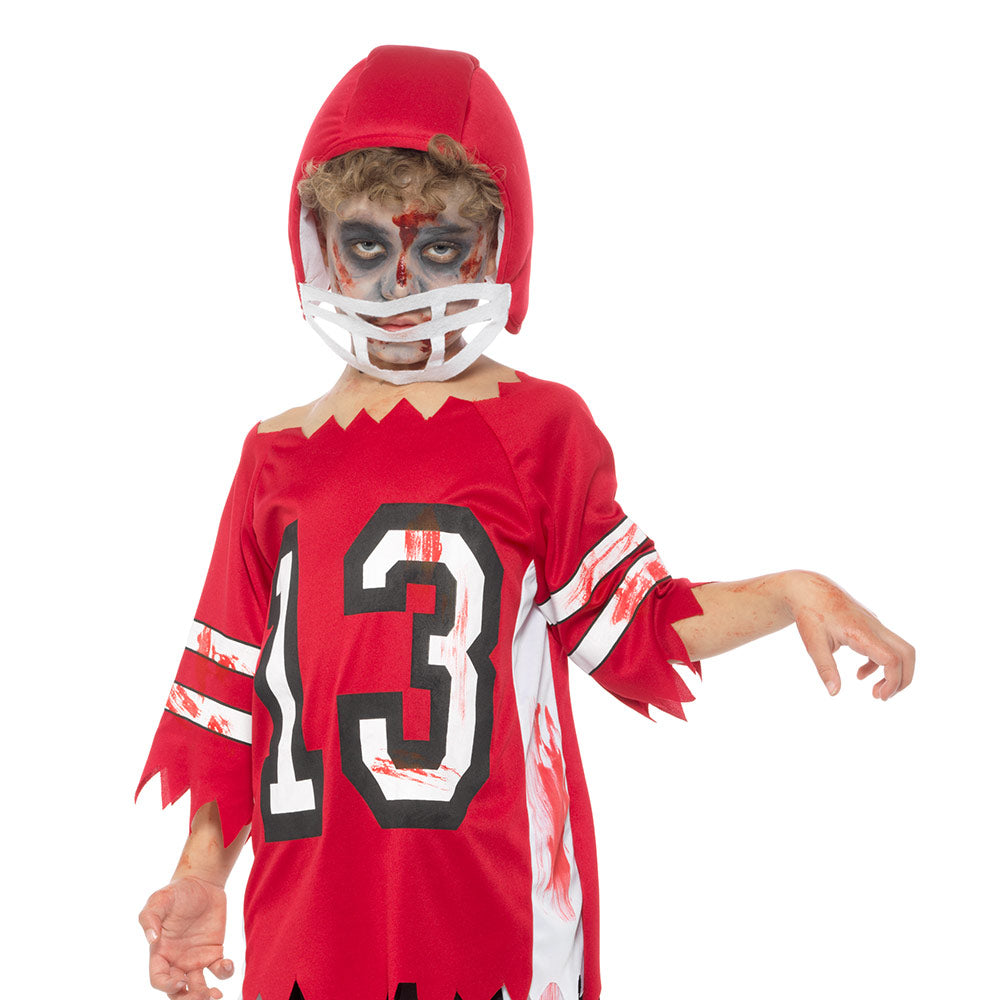 Mad Toys Zombie Football Soccer Player Kids Halloween Costume