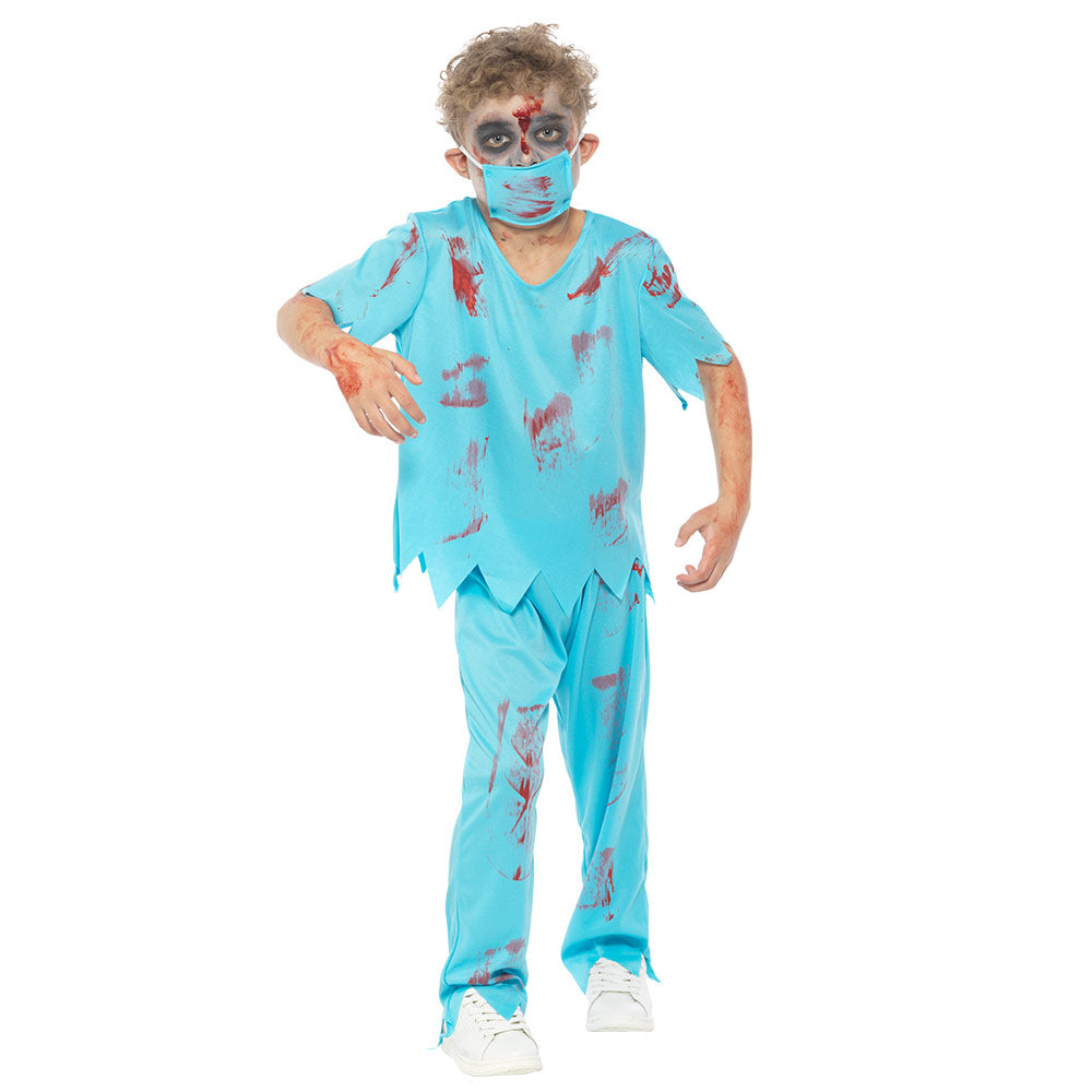 Mad Toys Zombie Doctor Surgeon Kids Halloween Costume