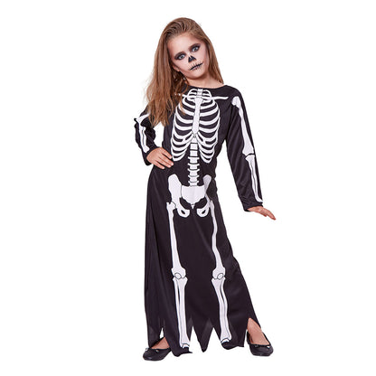 Mad Toys Skeleton Dress Kids Halloween Costume