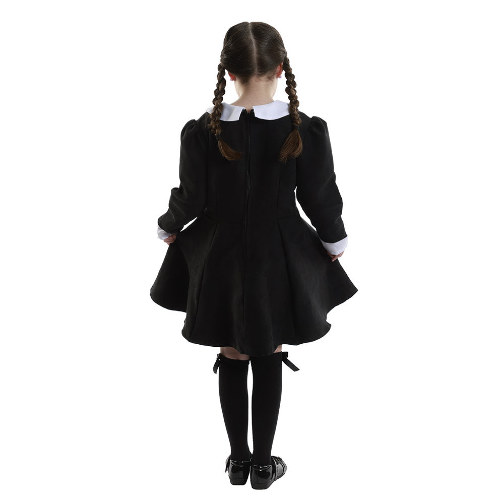 Mad Toys Haunted Child Black Dress Kids Book Week and World Book Day Child Costume