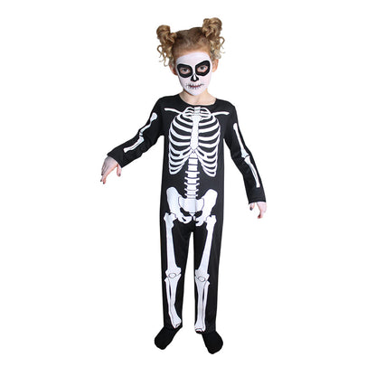 Mad Toys Skeleton Jumpsuit  Kids Halloween Costume