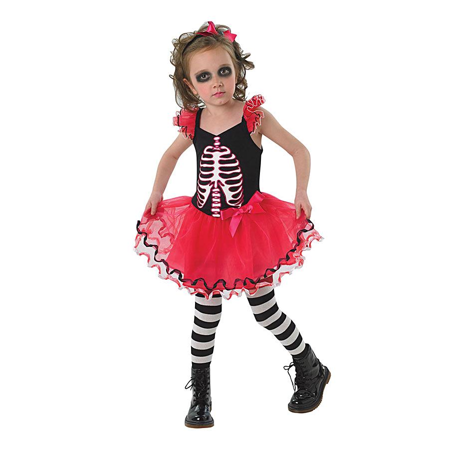 Halloween Children's Skull Dress by Rubies Costume