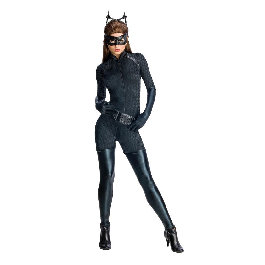 Warner Bros Adult Cat Woman Secret Wishes in Black by Rubies Costume
