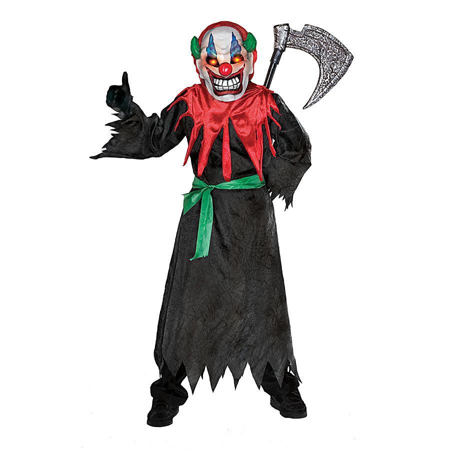 Halloween Crazy Clown with light up mask by Rubies Costume