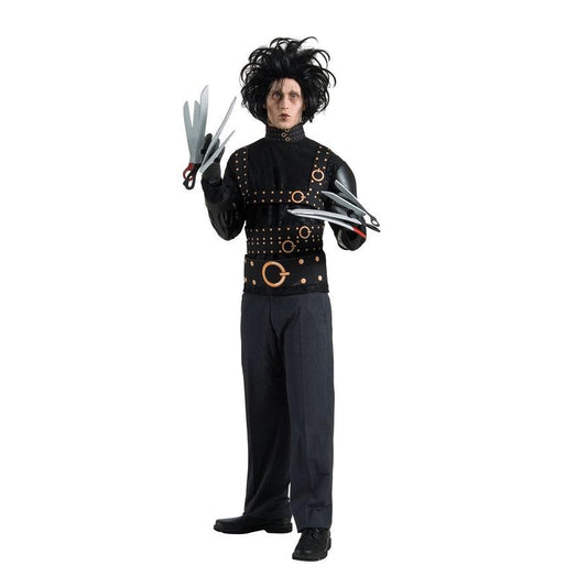 Adult Edward Scissorhands Costume in Black by Rubies Costume
