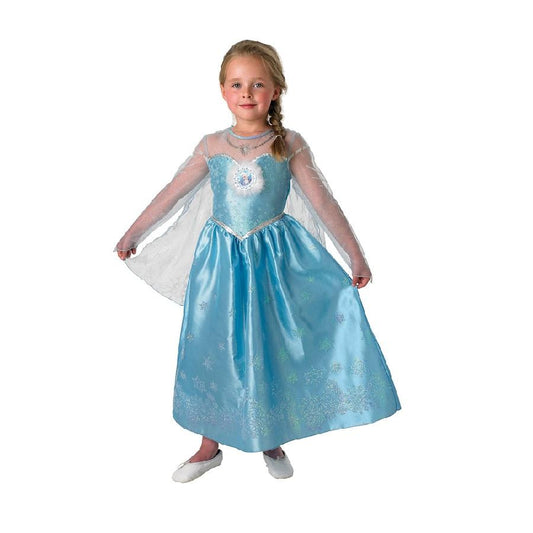 Disney Frozen Princess Elsa Deluxe Dress Costume by Rubies Costume