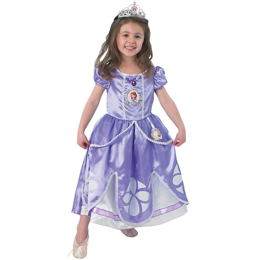 Rubies Disney Official Sofia the First Deluxe Toddler Book Week and World Book Day Child Costume