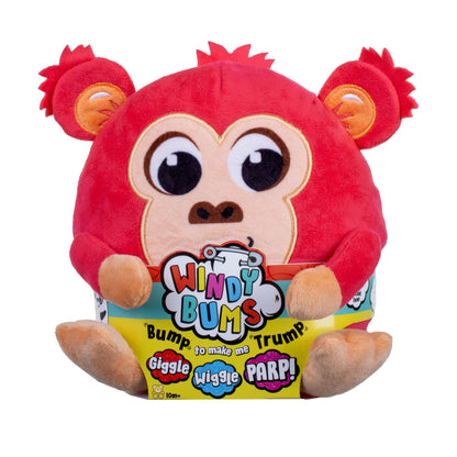 Monkey - Windy Bums Cheeky Wiggly Jiggly Giggly Plush Toy for Kids