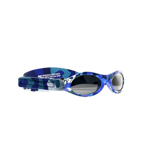 Baby Blue Camo Sunglasses with headstrap 