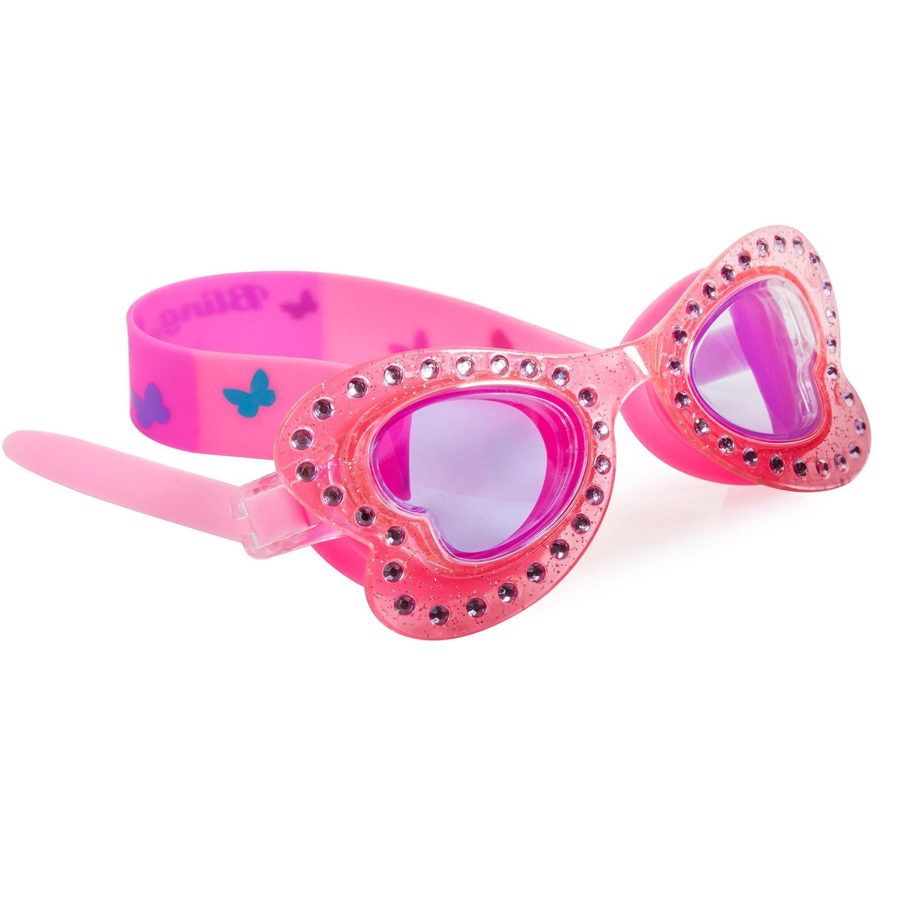 Bling2o Butterfly Swim Goggles Painted Lady Pink