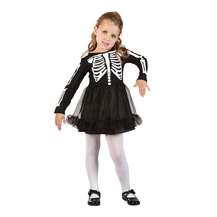 Halloween Skeleton Girl Toddler Costume by Rubies Costume