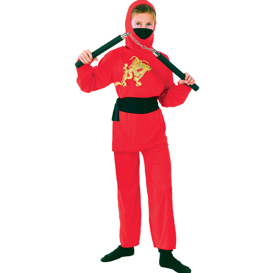 Around the World Red Ninja Costume