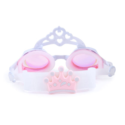 Bling2O Princess Crown Daisy White Swim Goggles