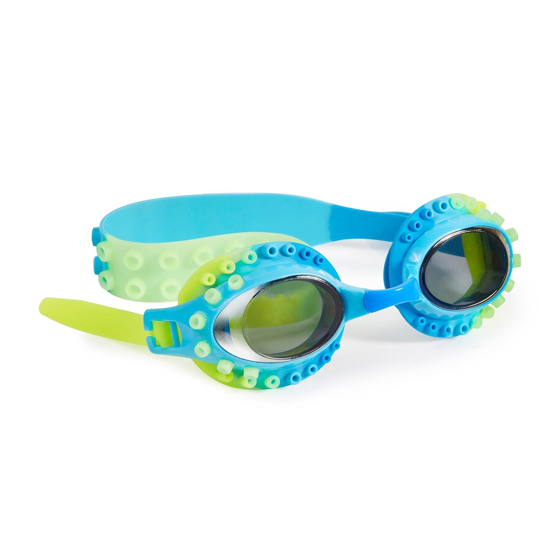 Bling2o Charlie Calamari Green Swim Goggles