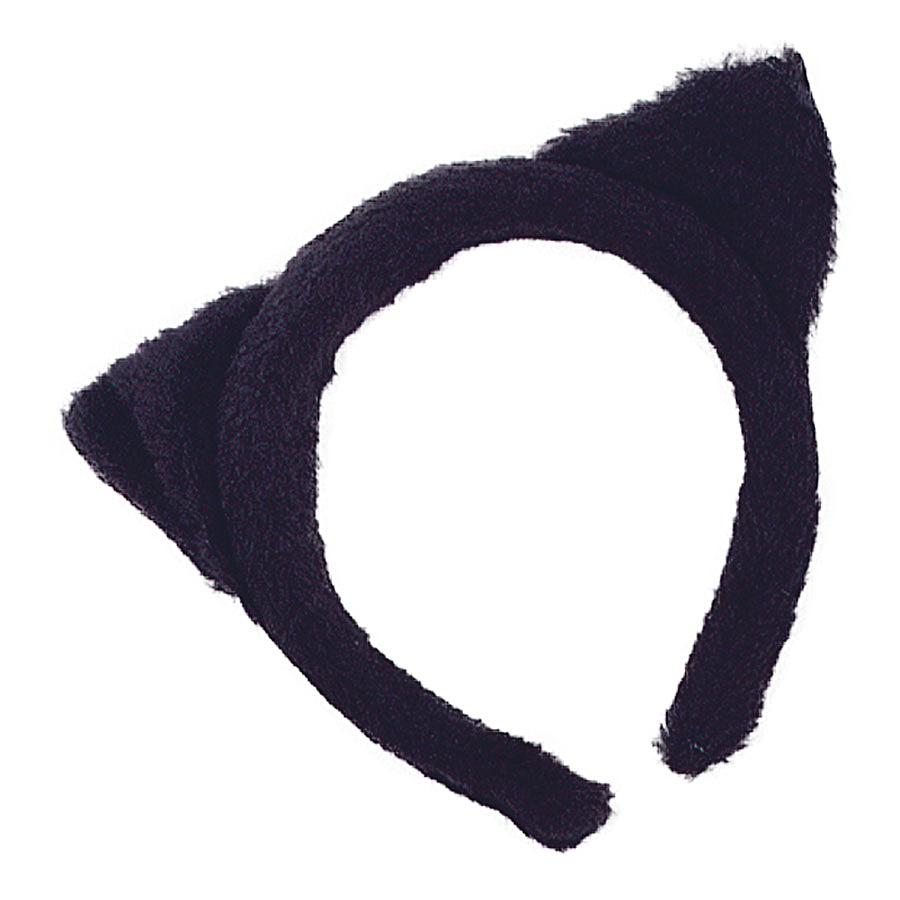 Black Cat Fur Ears Accessory by Rubies Costume