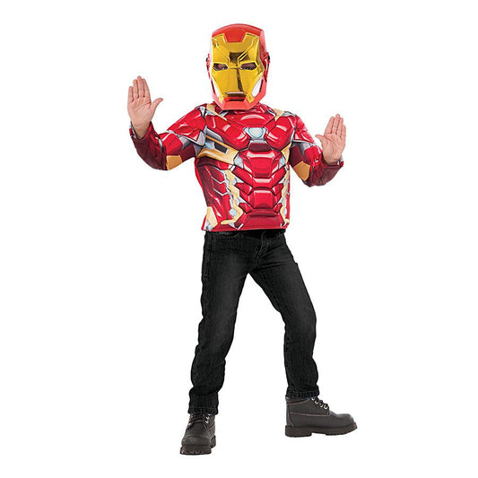 Marvel Iron Man Metallic Muscle Top by Rubies Costume